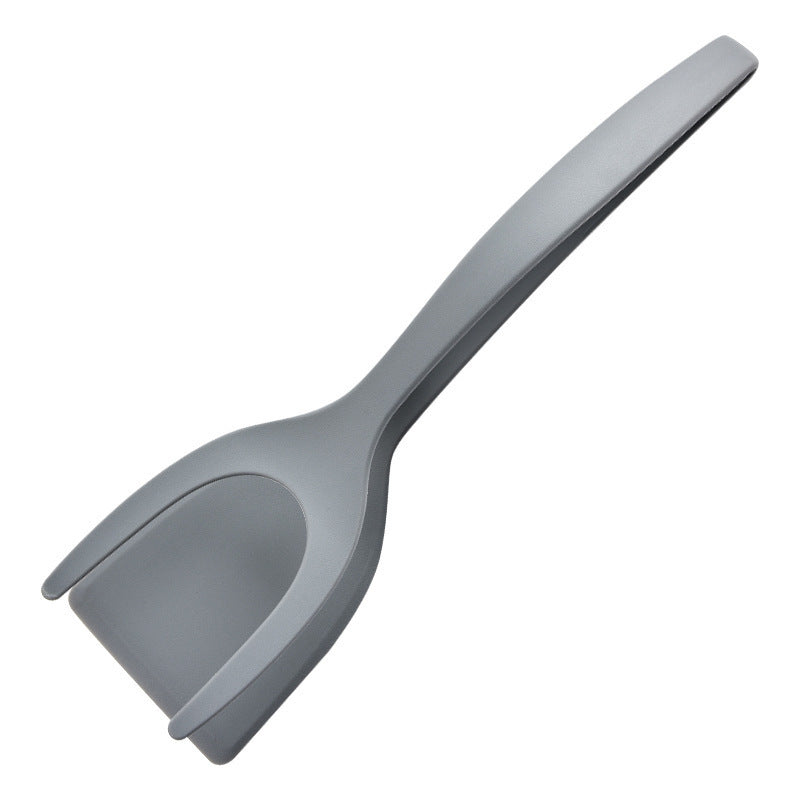 🍳 2-in-1 Spatula Tongs – Food Grade Silicone Tips, Non-Stick, Heat Resistant, Long Handle