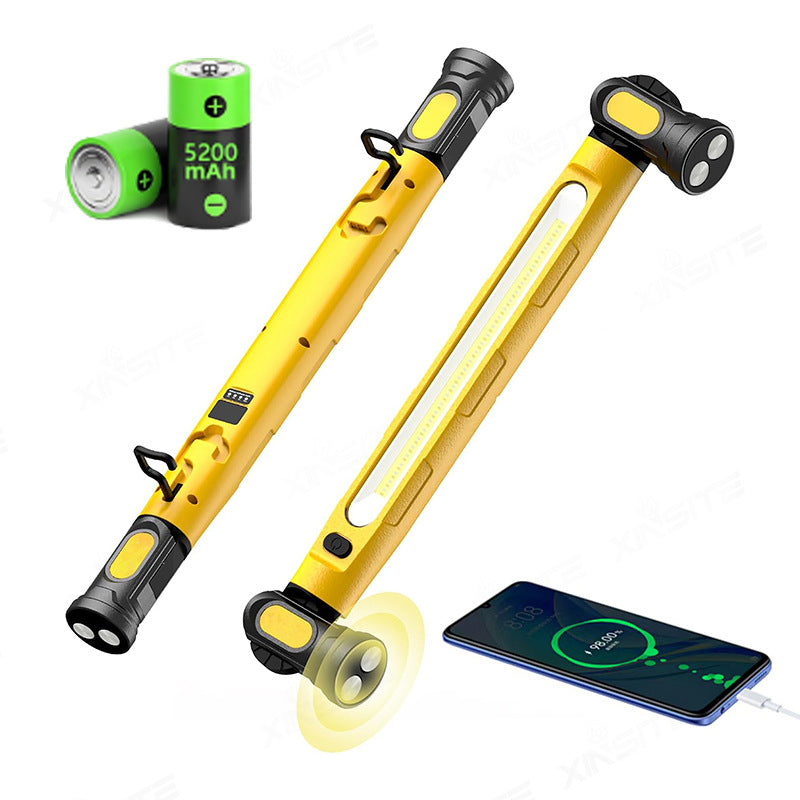 [Father's Day Gift] 💡🔋 3000LM Rechargeable LED Work Light | Magnetic Hands-Free Power Bank