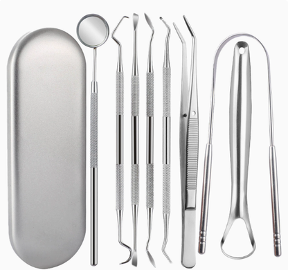 🦷 Tongue Scraper for Fresh Breath | Stainless Steel 2-Pack