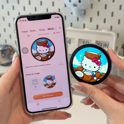 ✨ Smart Digital Display Badge | Photos, GIFs & Custom Style