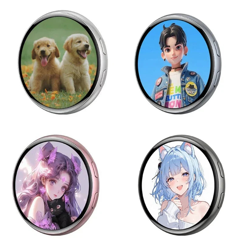 ✨ Smart Digital Display Badge | Photos, GIFs & Custom Style