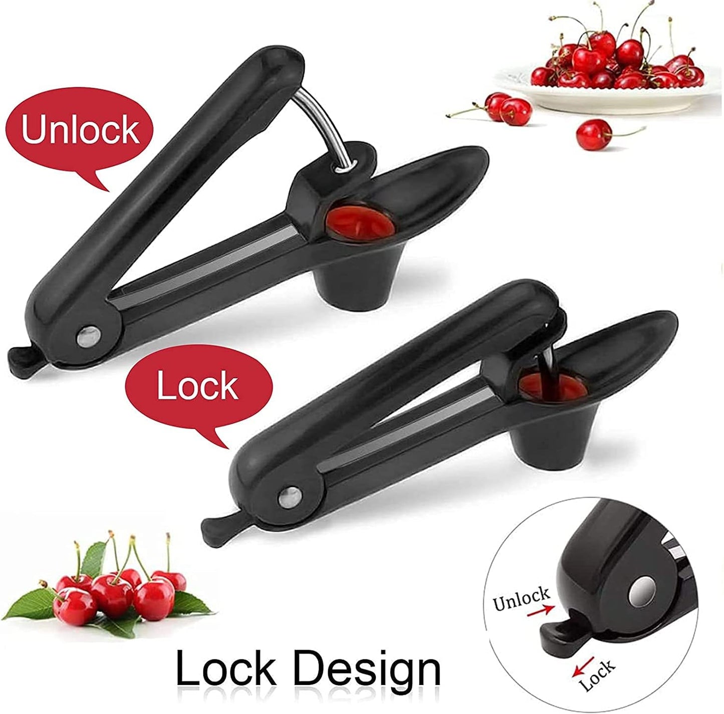 Multifunctional fruit pitter, perfect for making cherry jam
