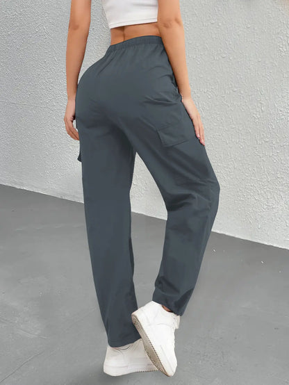 🔥 ShaperTech  Women's Cargo Pants - High-Waisted, Quick-Dry & 6 Secure Pockets 👟