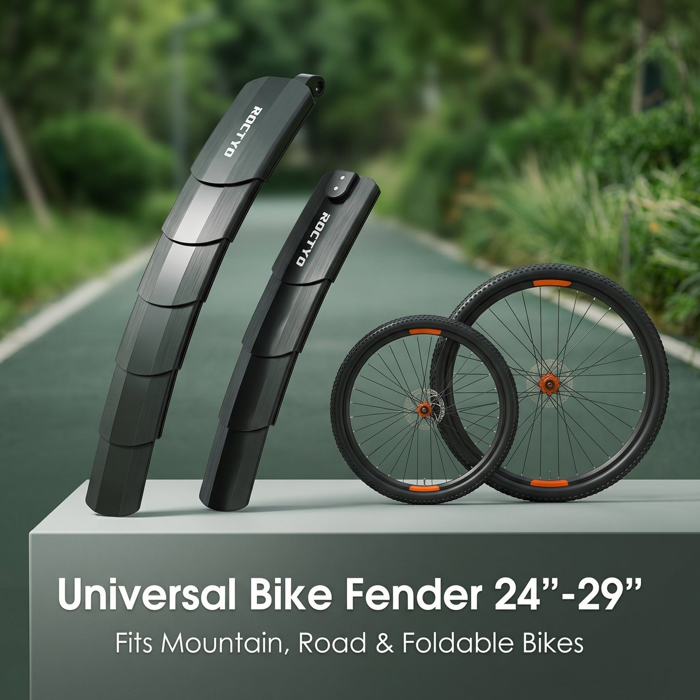 Retractable Foldable Bicycle Fender