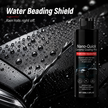 Nano Instant Ceramic Coating Professional Edition - Premium Car Care - Instantly delivers a mirror-like shine and protects the paintwork