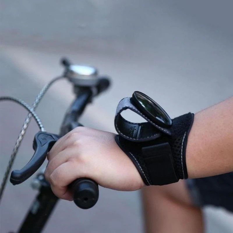 🚴 Wrist Rearview Mirror for Cycling | Portable Bike Safety Mirror