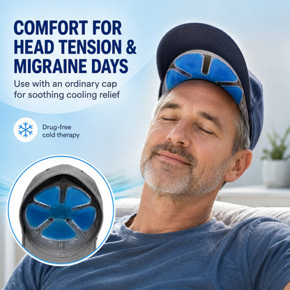 ❄️Last Day 50% OFF - Universal Contoured Cooling Gel Pad Insert For Hats And Helmets