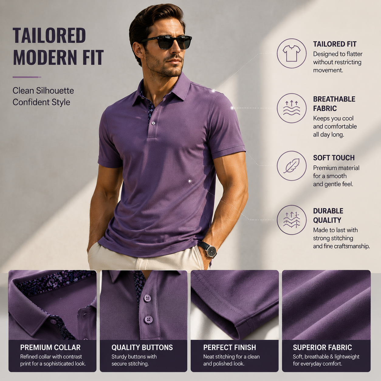 Summer Business Casual Short-Sleeve Shirts