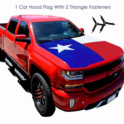🔥LAST DAY 49% OFF🔥American Flag Car Hood Cover With Dual Triangle Clips