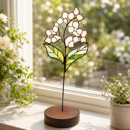 🚚Buy 2 Get Free Shipping - Handmade Stained Glass Flower Freestanding Window Decor