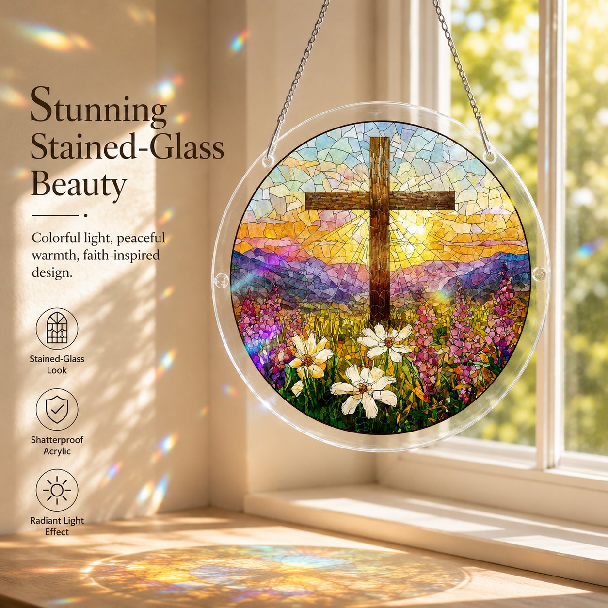 Turn Any Window Into A Beautiful Faith-Inspired Glow✨