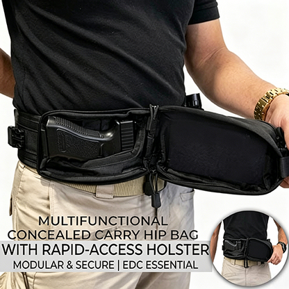 🔥 Tactical Waist Bag – Rugged EDC Crossbody Pack for Travel & Outdoor Adventure