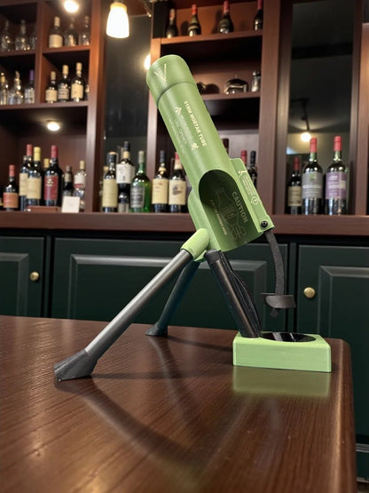 🔥🔥51mm Beer Bottle Mortar Bottle Opener – Novelty Cap-Launching Desk & Bar Accessory