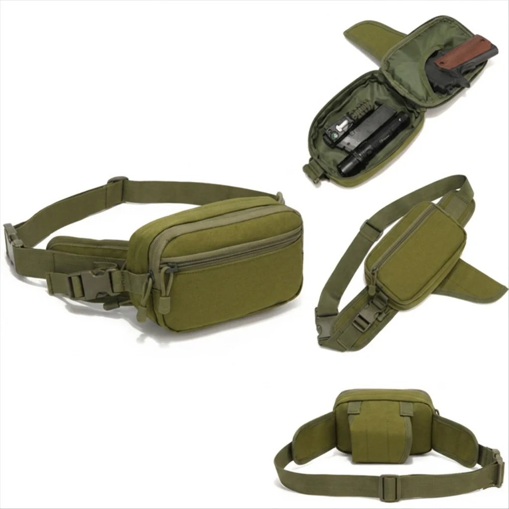 🔥 Tactical Waist Bag – Rugged EDC Crossbody Pack for Travel & Outdoor Adventure