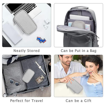 🔥43% OFF Today Only – Cable Organizer Bag, Double Layer Travel Pouch for Chargers, Cords & Tech Accessories