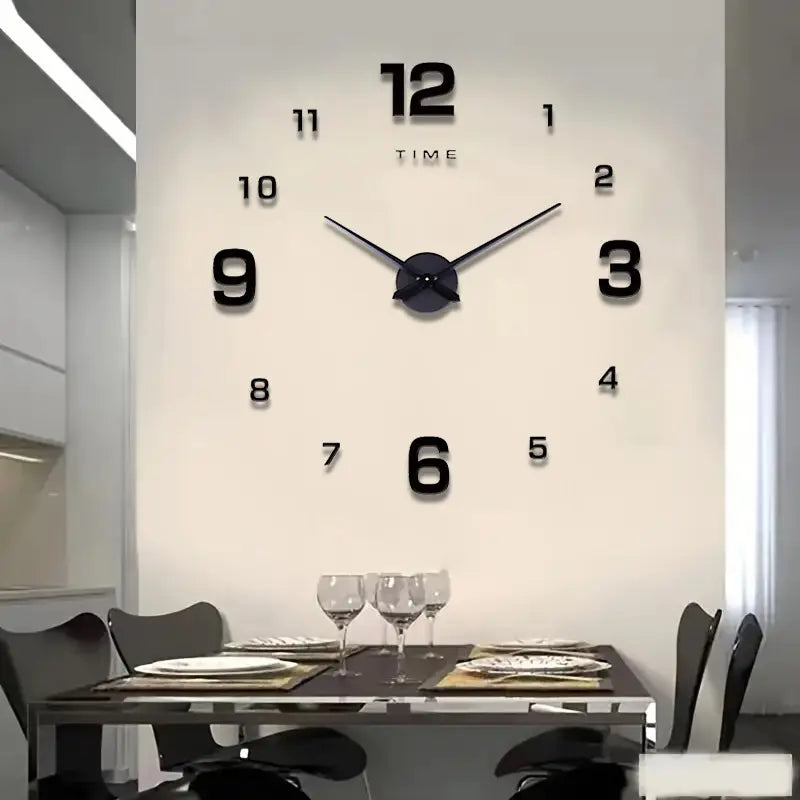 🕐 DIY 3D Acrylic Wall Clock | Silent Modern Wall Decor