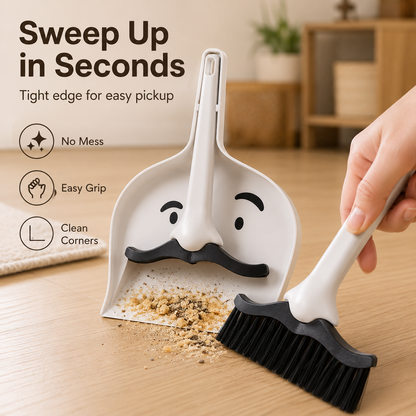 🔥 Portable Mini Dustpan and Brush Set  50% Off –Mini Dustpan and Broom Set