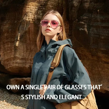 😎 Smart Audio Sunglasses – 🎧 Open-Ear Bluetooth 5.4 with HiFi Stereo – UV & Blue Light Protection, 8H Battery, Touch Control