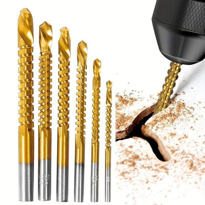 ⚙️ High-Speed Steel Drill Bit Set | 6-Piece Precision Drilling Kit