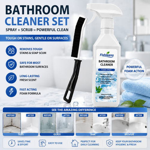 Cleaning Spray: Removes Mold, Prevents Mold, Removes Scale, Removes Soap Scum, and Eliminates Odors