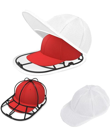 Cap Washer for Baseball Caps – New Model with Anti-Deformation Support Frame and Care Bag