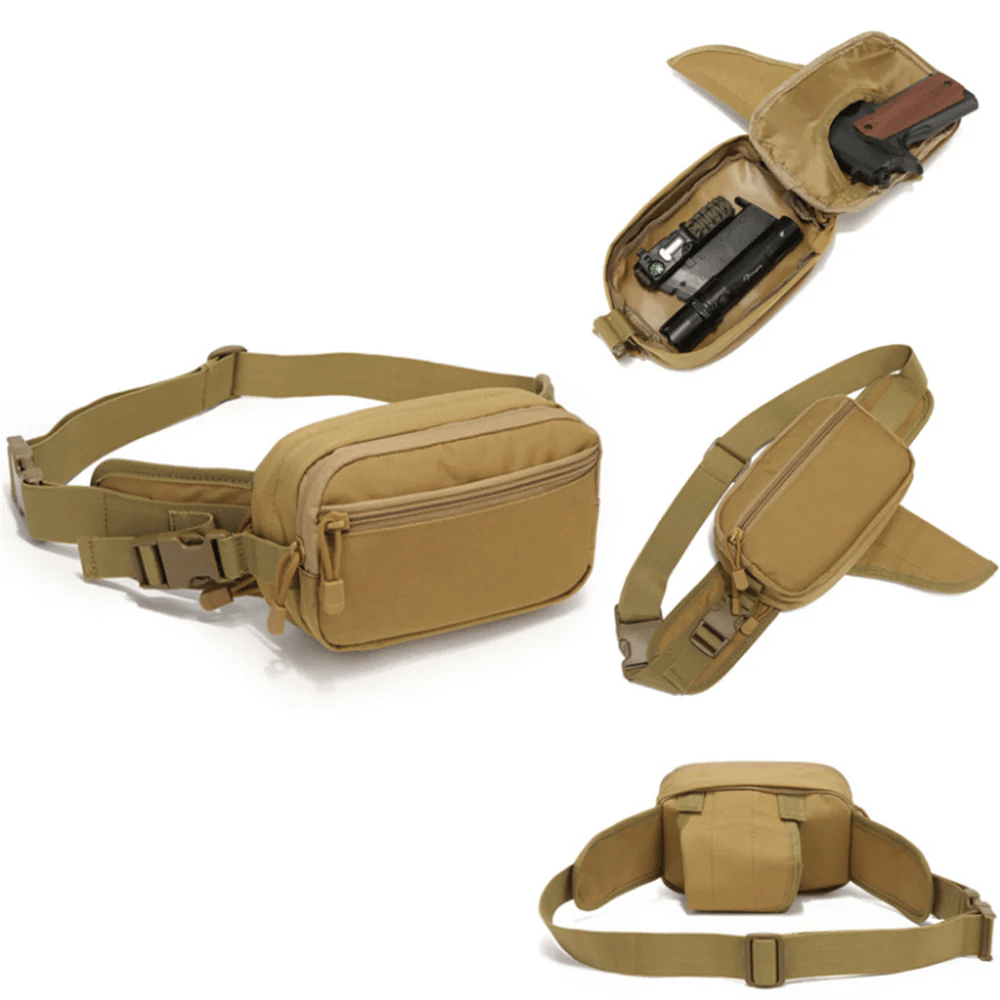 🔥 Tactical Waist Bag – Rugged EDC Crossbody Pack for Travel & Outdoor Adventure