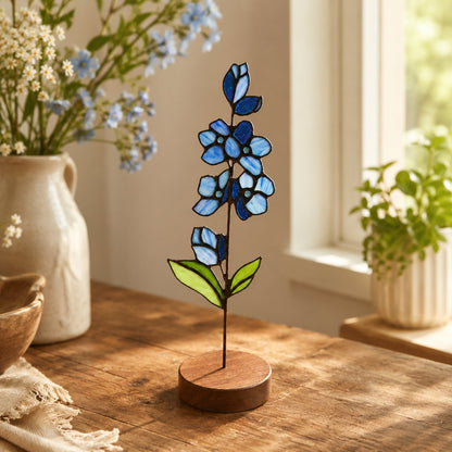 🚚Buy 2 Get Free Shipping - Handmade Stained Glass Flower Freestanding Window Decor