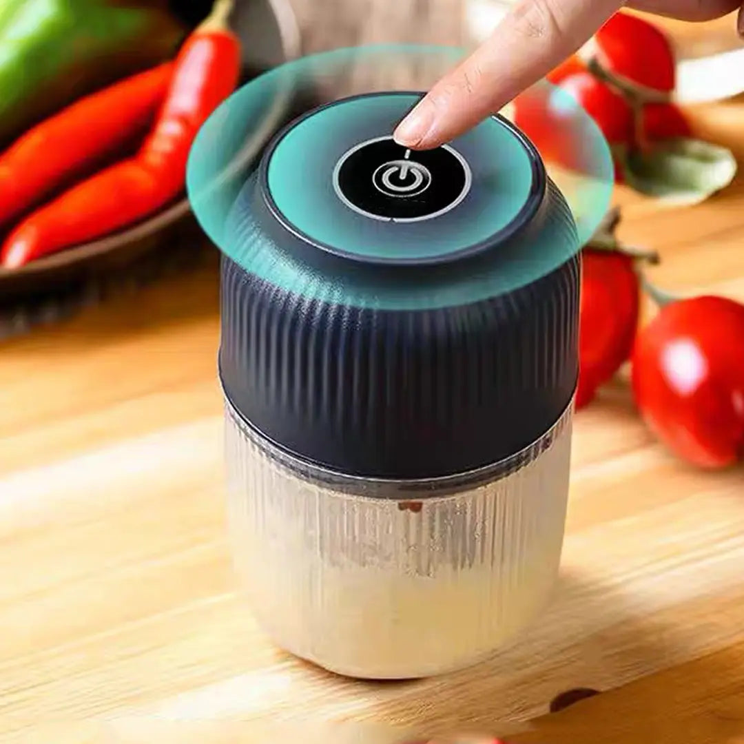 🥗⚡ Mini Electric Food Chopper – Fast 4-Blade Kitchen Grinder