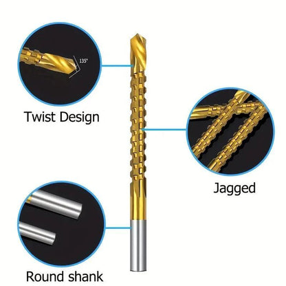 ⚙️ High-Speed Steel Drill Bit Set | 6-Piece Precision Drilling Kit