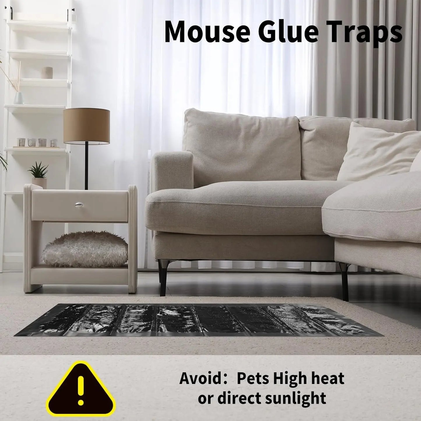 Super Sticky Mouse Repellent Film (120x27.5cm) - Long Lasting Adhesive Rat Trap Board for Indoor Kitchen Corner