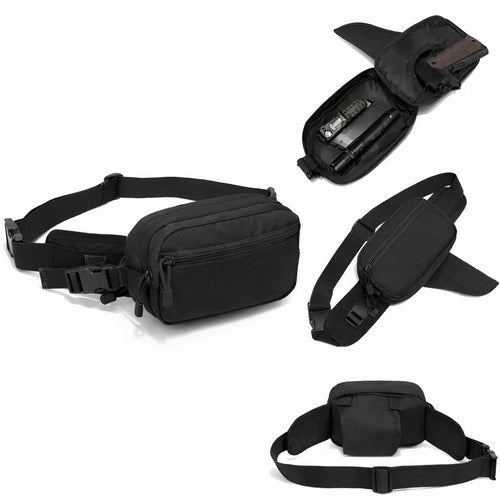 🔥 Tactical Waist Bag – Rugged EDC Crossbody Pack for Travel & Outdoor Adventure
