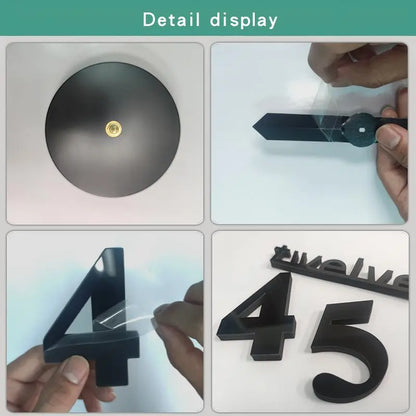 🕐 DIY 3D Acrylic Wall Clock | Silent Modern Wall Decor