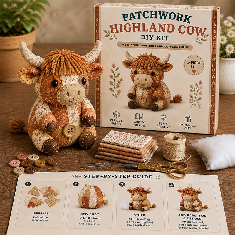 🧵🔥2026 Hot Sale DIY Patchwork Animal Kit – Create Your Own Adorable Animals