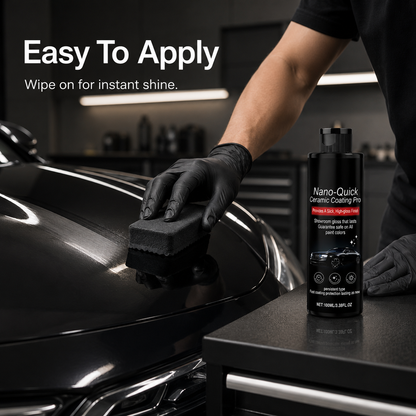 Nano Instant Ceramic Coating Professional Edition - Premium Car Care - Instantly delivers a mirror-like shine and protects the paintwork
