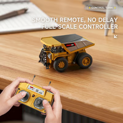 🏗️ Mini Desktop RC Forklift – 🔧 1:64 Scale with Adjustable Alloy Fork – Rechargeable Type-C, Realistic Lifting Fun for Desk & Collection