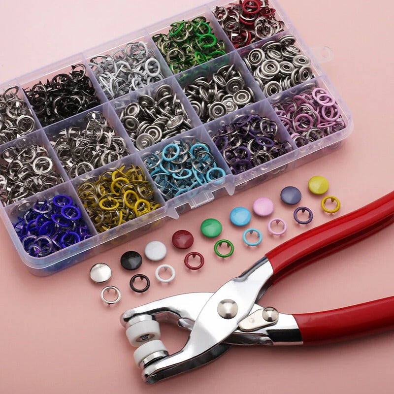 🚀🧵 No-Sew Snap Fastener Tool Kit | Fix Clothes & DIY Projects in Seconds