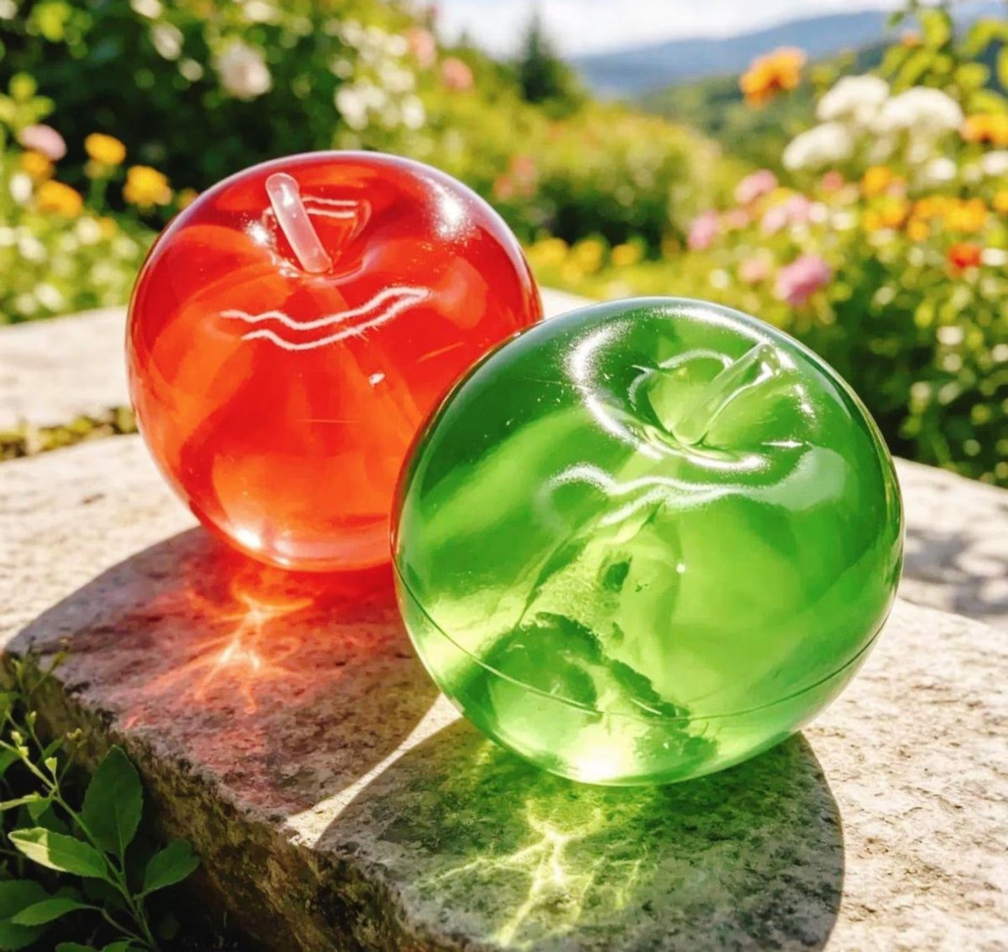 🍏 Realistic Jelly Apple Stress Reliever | Slow-Rising Sensory Toy