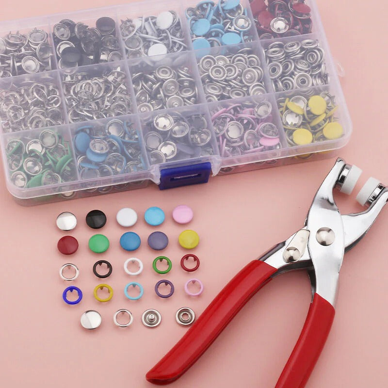 🚀🧵 No-Sew Snap Fastener Tool Kit | Fix Clothes & DIY Projects in Seconds