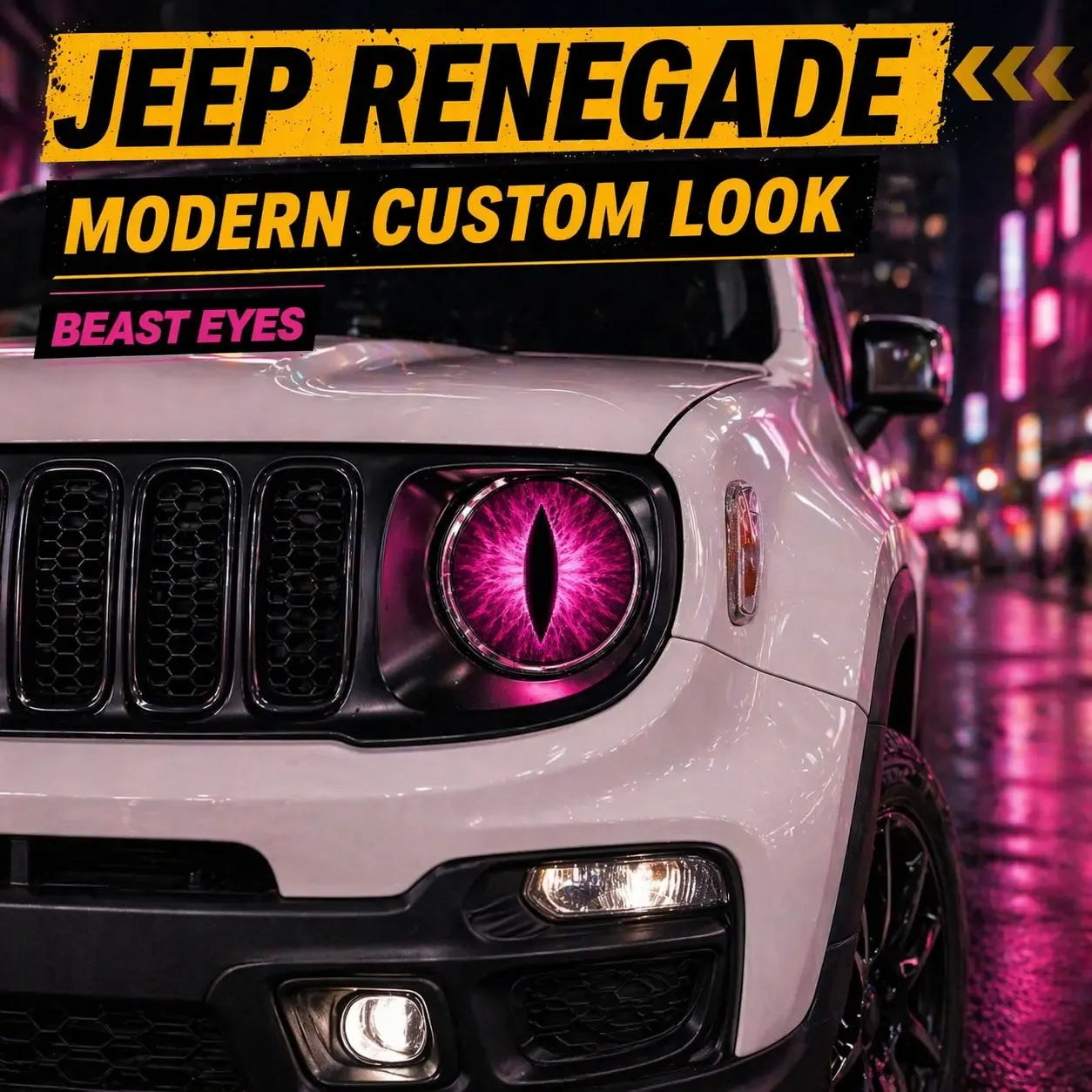🚘SAVE 50% NOW💀 Beast Eyes Car Headlight Stickers 🚘