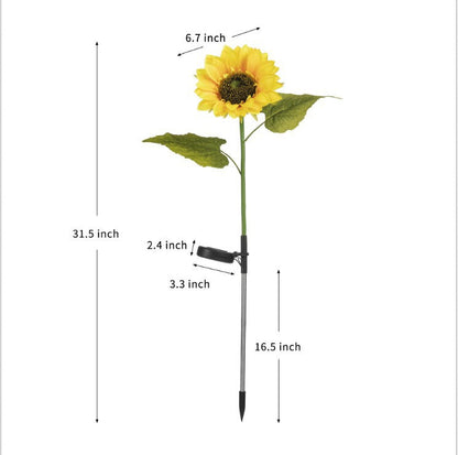 🌻 LIMITED-TIME 50% OFF! ✨ Sunflower Solar Lights – Auto On/Off, 14H Glow, IP65 Waterproof ☀️