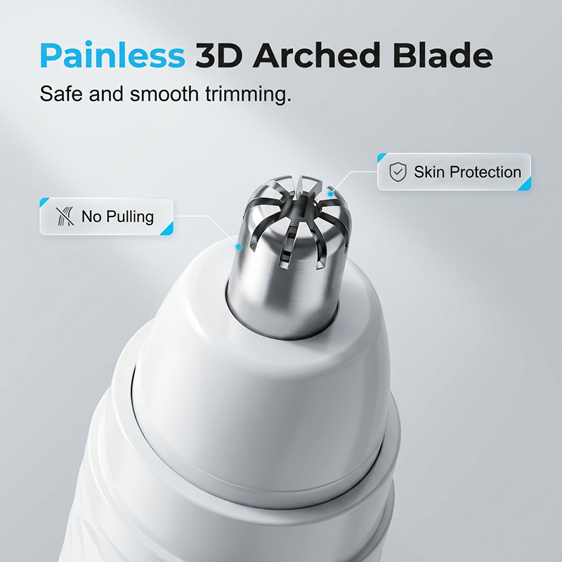 Rechargeable nose hair trimmer