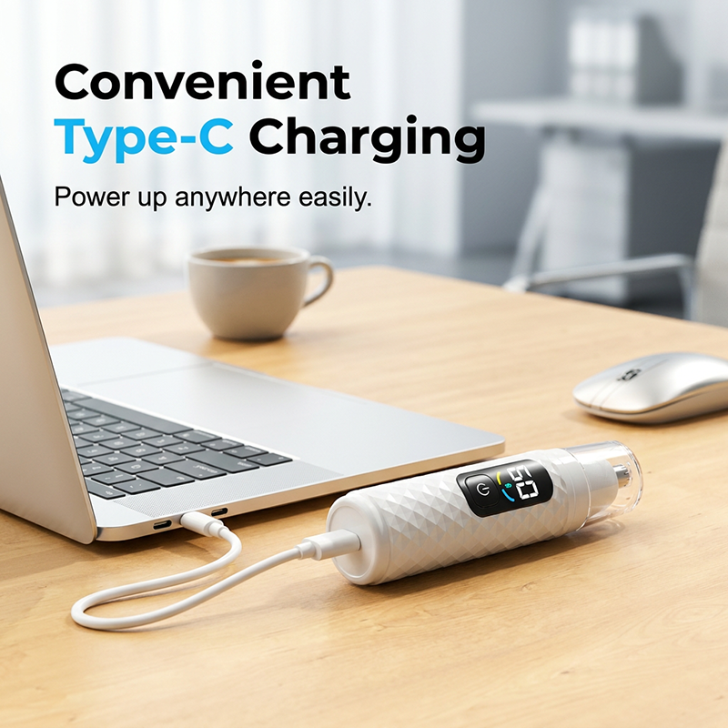 Rechargeable nose hair trimmer