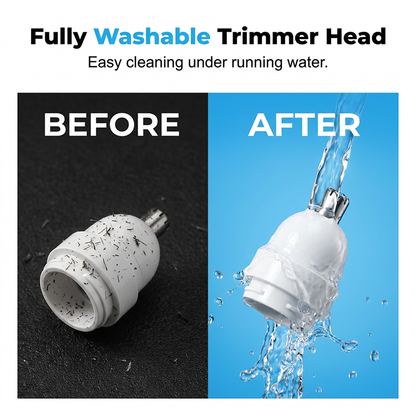 Rechargeable nose hair trimmer