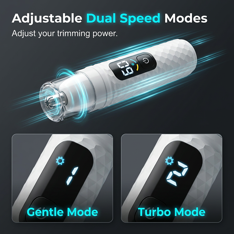 Rechargeable nose hair trimmer