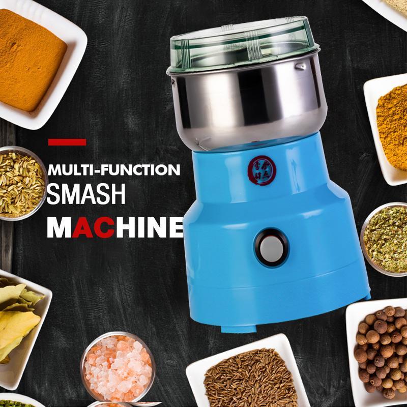 ⚡ Multifunctional Smash Machine – 🔪 Stainless Steel Grinder for Herbs, Spices, Grains & Chili – Fast Fine Powder Making for Kitchen, Pharmacy & Lab