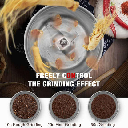 ⚡ Multifunctional Smash Machine – 🔪 Stainless Steel Grinder for Herbs, Spices, Grains & Chili – Fast Fine Powder Making for Kitchen, Pharmacy & Lab