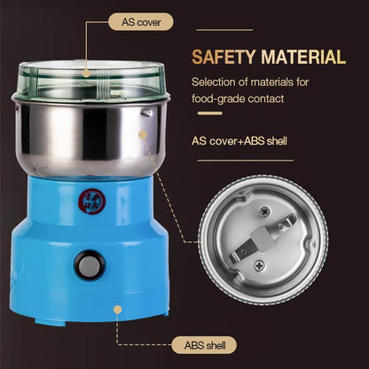 ⚡ Multifunctional Smash Machine – 🔪 Stainless Steel Grinder for Herbs, Spices, Grains & Chili – Fast Fine Powder Making for Kitchen, Pharmacy & Lab